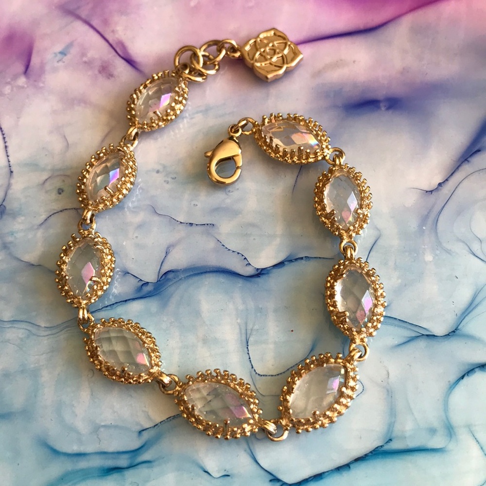 Clear iridescent Janna Kendra Scott